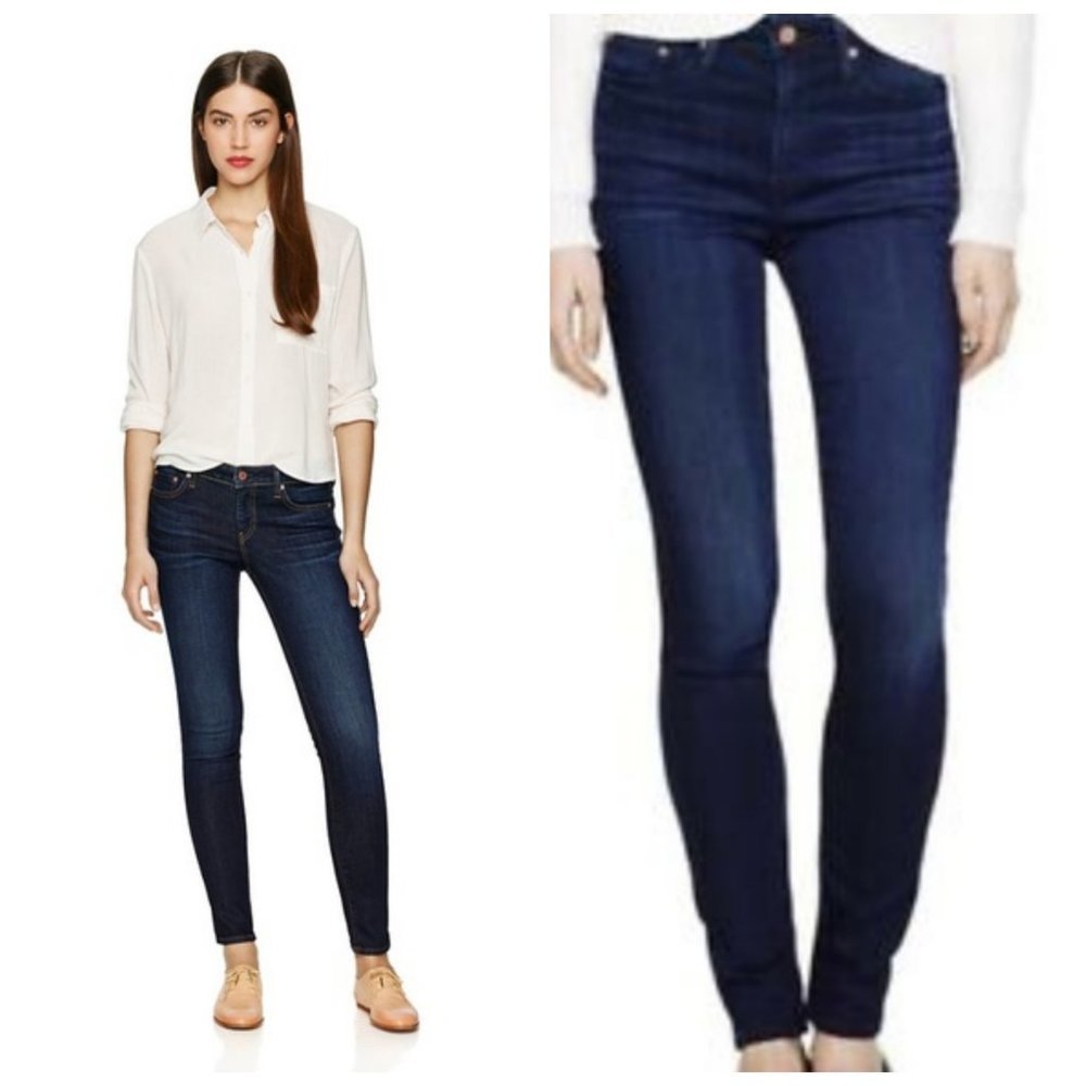 Aritzia Women’s Skinny Jeans - Dark Blue Denim